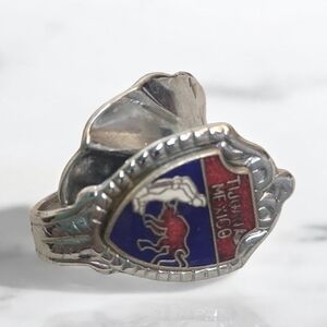 Tijuana Mexico Vintage Souvenir Spoon Collectible Ring